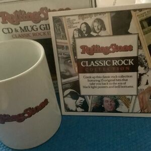 ROLLING STONE MAGAZINE CD & MUG GIFT SET-POP EDITION 15 TRACK CD -BRAND NEW!